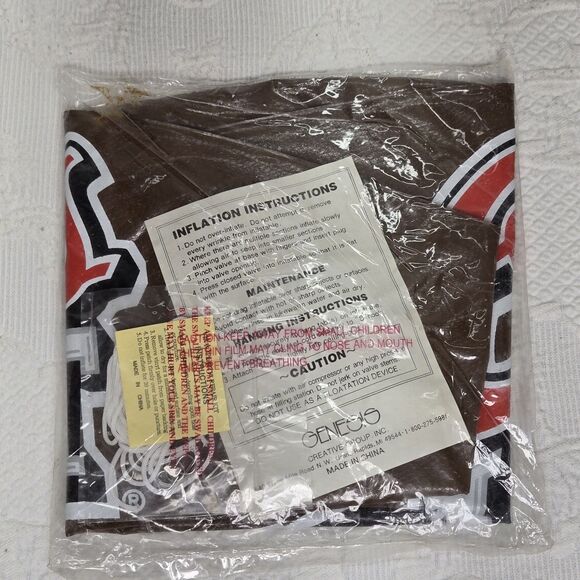 New In Bag Vintage Coors Light Beer Inflatable Floaty Advertisment NWT - Picture 2 of 2